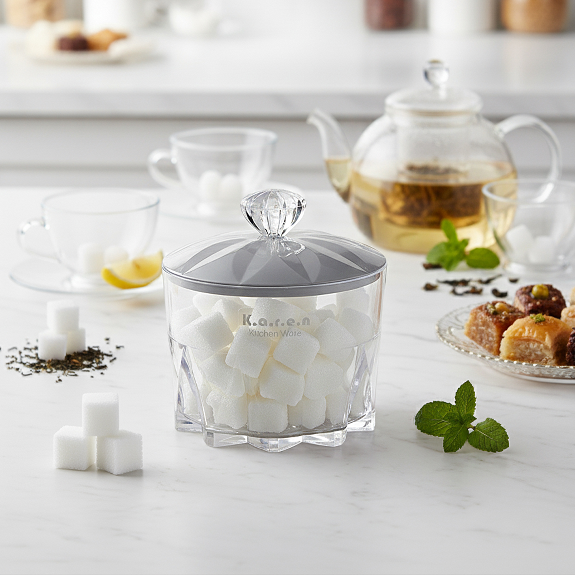 Sugar Cubes Container – کارن پلاستیک